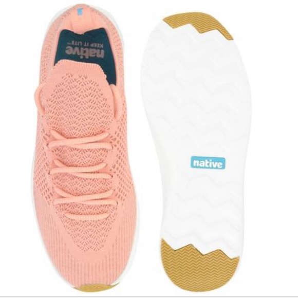 Native AP Mercury LiteKnit Clay Pink Tennis Shoes - Picture 3 of 6